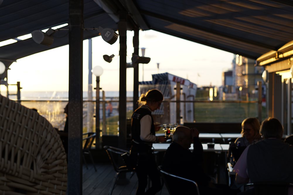 Restaurant Giftbude Blick von innen