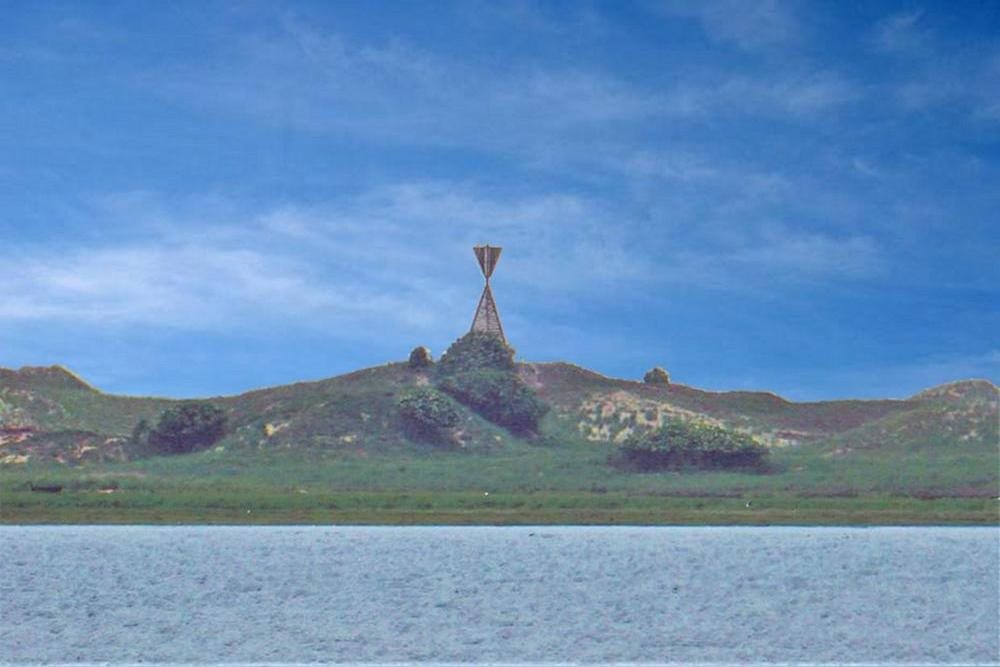 Möwendüne von der See aus