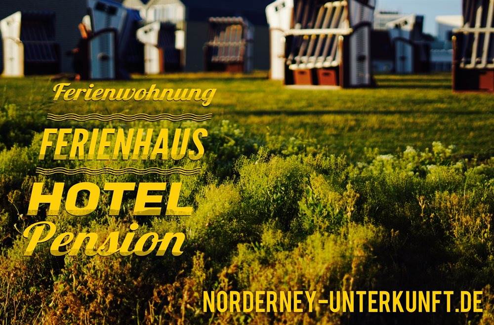 Norderney Unterkunft Banner Strandkörbe