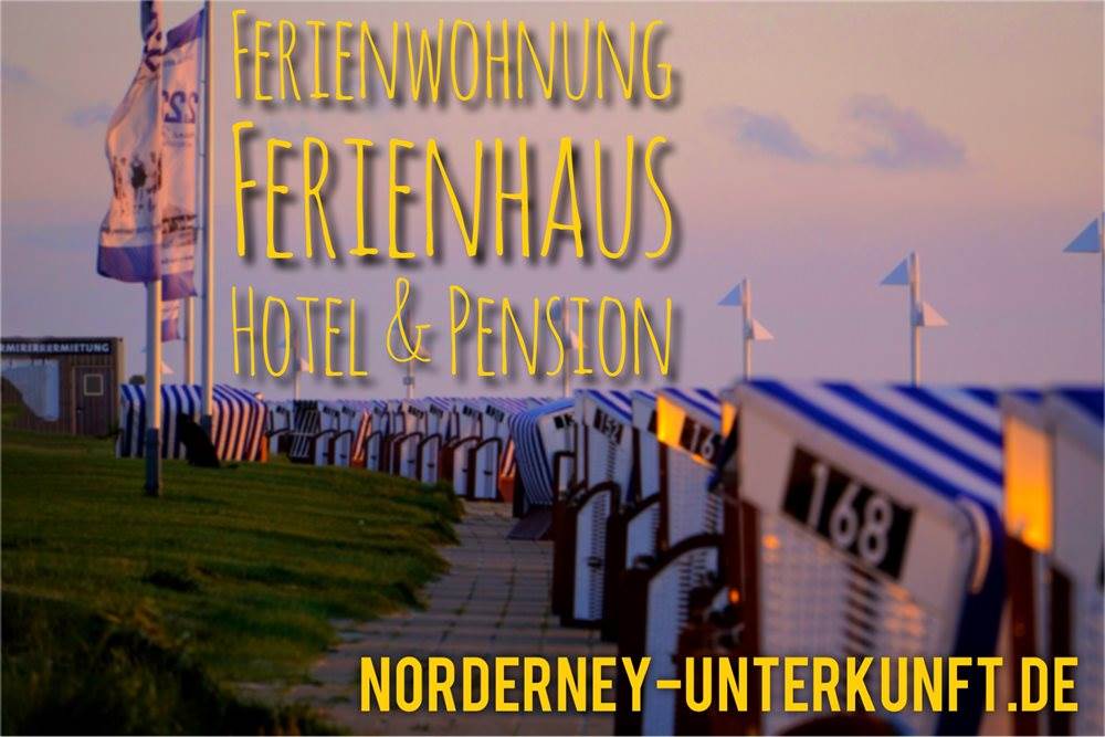 Norderney Unterkunft Banner Strandkörbe