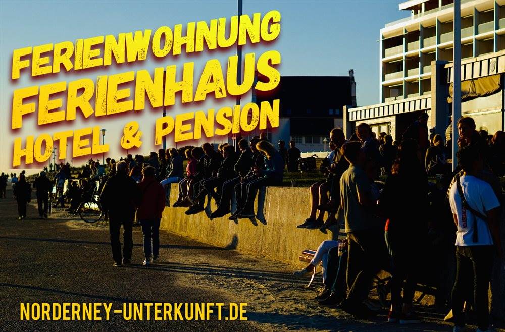 Norderney Unterkunft Banner Weststrand Party