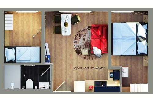 Norderney Ferienwohnung Dreimaster