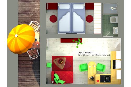 Norderney Ferienwohnung Steuerbord